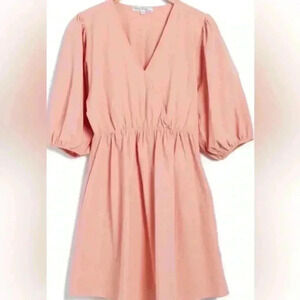 Women’s Velvet Torch Peachy Pink Skater Dress Size Medium Knee length